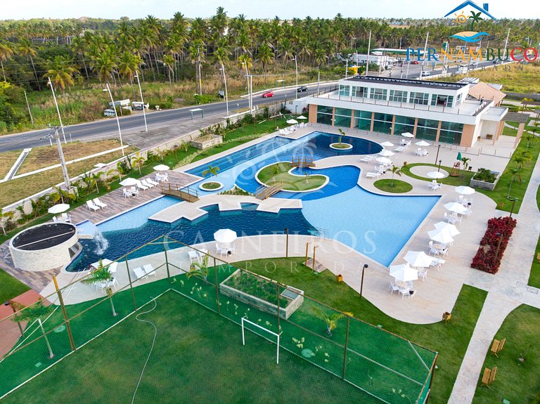 Flat 3 Quartos - Muro Alto Clube - Porto de Galinhas