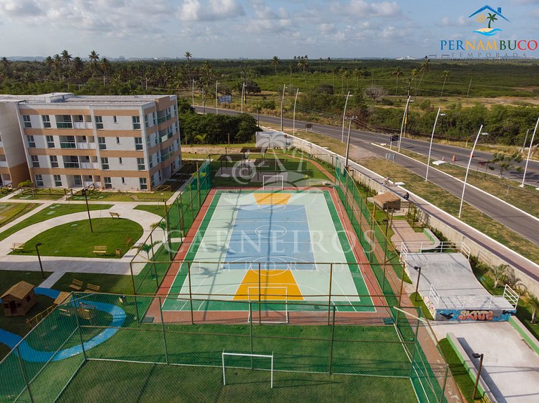 Flat 1 Quarto - Muro Alto Clube - Porto de Galinhas