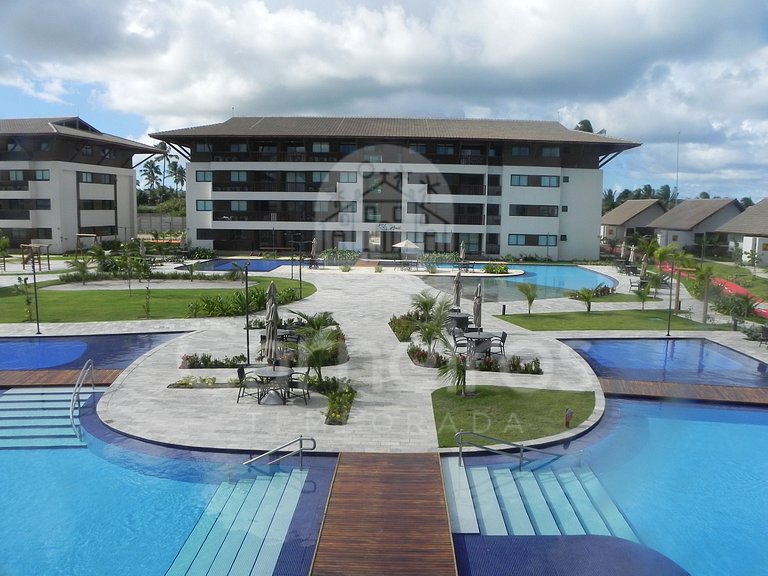 2 Quartos Vista Piscina - Cupe Beach Living (A04)