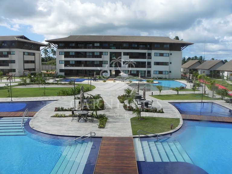 Flat 02 Quartos no Cupe Beach Living - (B03-C)