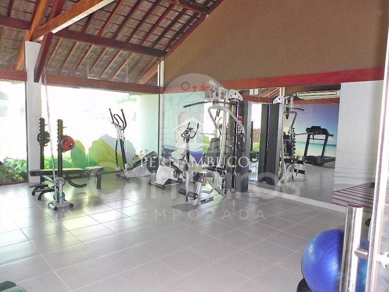 2 Quartos Vista Piscina - Cupe Beach Living (A04)