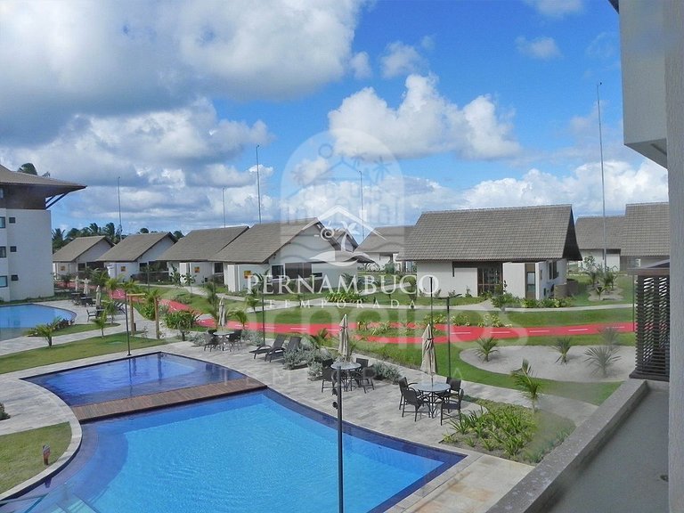 2 Quartos Vista Piscina - Cupe Beach Living (A04)