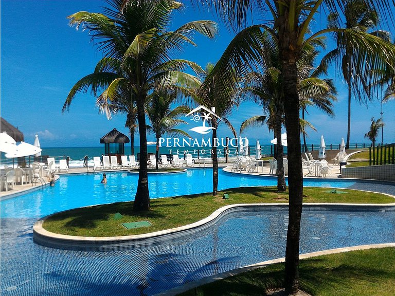 Flat com Varanda | Vista Piscina (E307)