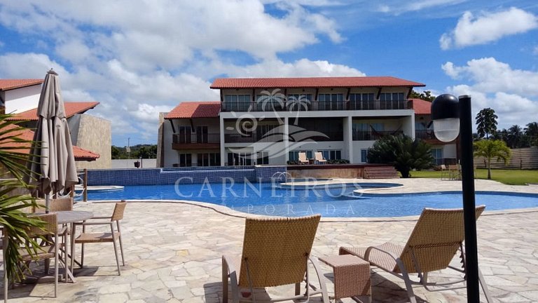 Flat 1º Andar - Club Meridional Praia dos Carneiros (B2-3PP)