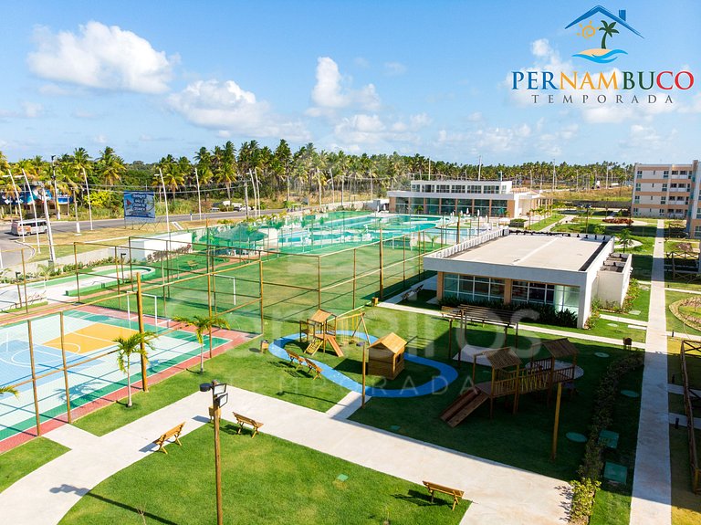 Flat 3 Quartos - Muro Alto Clube - Porto de Galinhas