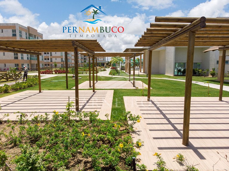 Flat 3 Quartos - Muro Alto Clube - Porto de Galinhas