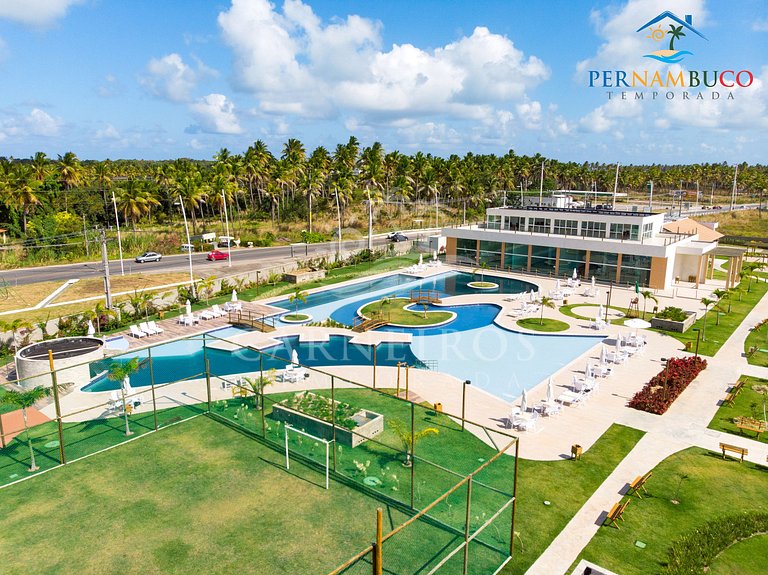 Flat 3 Quartos - Muro Alto Clube - Porto de Galinhas