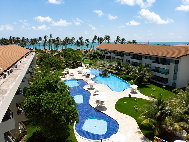 Flat 2 Quartos no Carneiros Beach Resort (A08-A)