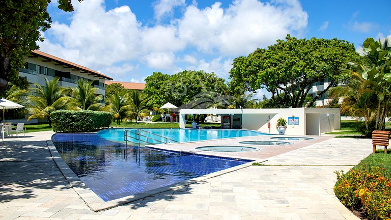 Flat 2 Quartos no Carneiros Beach Resort (B09-1)