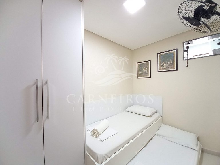 Flat 3 Quartos no Carneiros Beach Resort (A01-3)