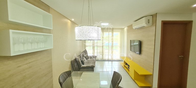 Flat 2 Quartos no Carneiros Beach Resort (A03-2)