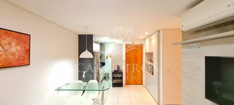 Flat 1 Quarto no Carneiros Beach Resort (A17-E)