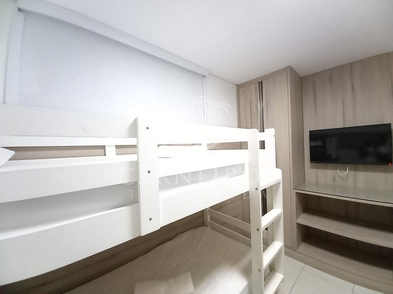 Flat 2 Quartos no Carneiros Beach Resort (C07-C)