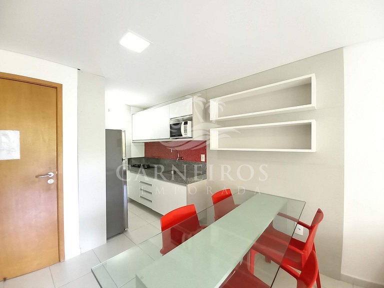 Flat 1 Quarto - Carneiros Beach Resort (B04-D)