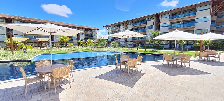 Flat 2 Quartos - La Fleur Polinésia - Porto de Galinhas