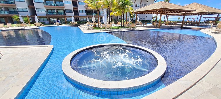 Flat 2 Quartos - La Fleur Polinésia - Porto de Galinhas