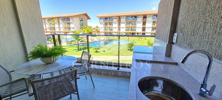 Flat 2 Quartos - La Fleur Polinésia - Porto de Galinhas