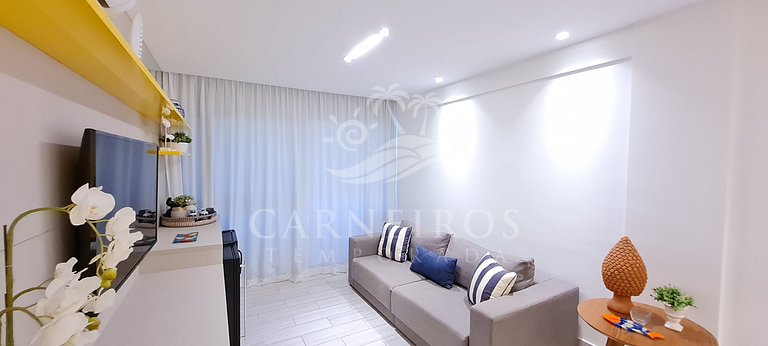 Flat 2 Quartos - La Fleur Polinésia - Porto de Galinhas