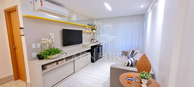 Flat 2 Quartos - La Fleur Polinésia - Porto de Galinhas