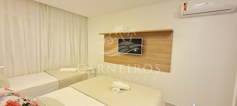 Flat 2 Quartos - La Fleur Polinésia - Porto de Galinhas