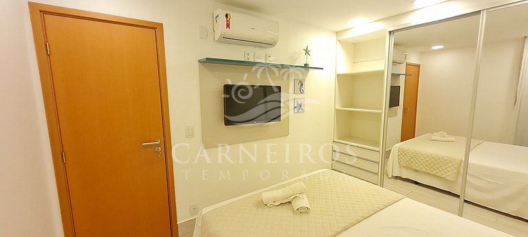 Flat 2 Quartos - La Fleur Polinésia - Porto de Galinhas