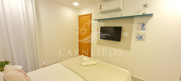 Flat 2 Quartos - La Fleur Polinésia - Porto de Galinhas