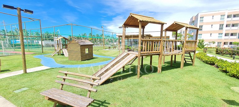 Flat 1 Quarto no Muro Alto Clube (MAC D13-B)