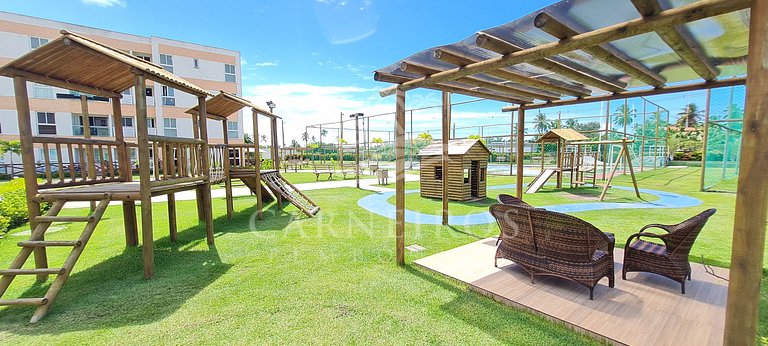 Flat 1 Quarto no Muro Alto Clube (MAC D13-B)