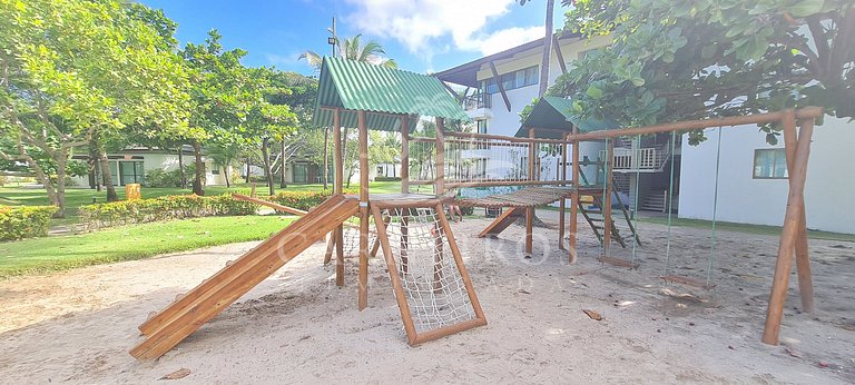 Flat 02 Quartos no Beach Class Muro Alto (D303)