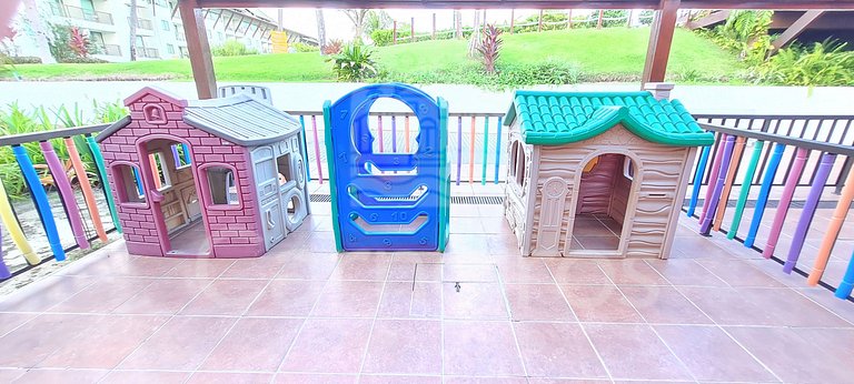 Flat 2 Quartos no Beach Class Muro Alto (B103)