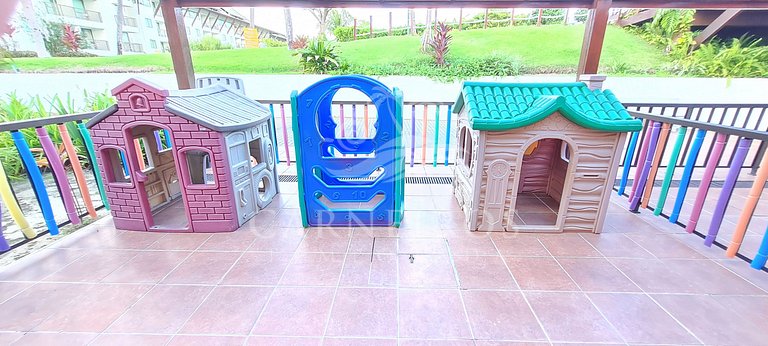 Flat 2 Quartos no Beach Class Muro Alto (B206)