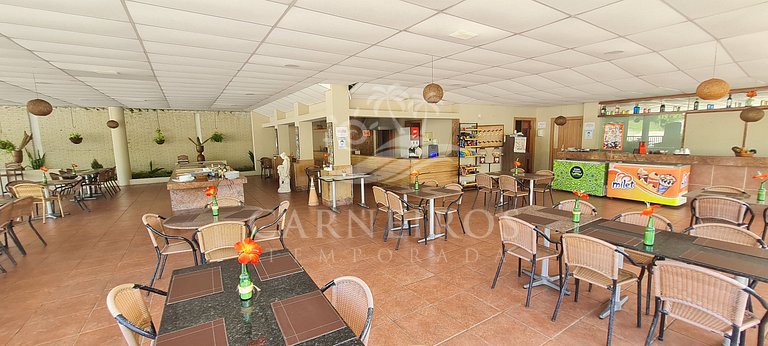 Flat 2 Quartos no Beach Class Muro Alto (B204)