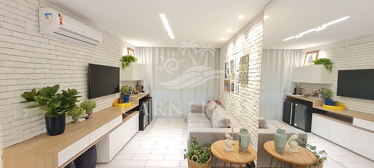 Flat 02 Quartos com Piscina Privativa - La Fleur Polinésia