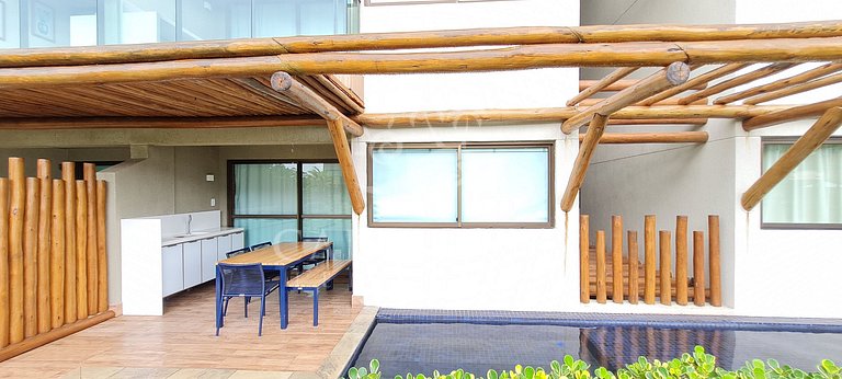 Flat 02 Quartos com Piscina Privativa - La Fleur Polinésia