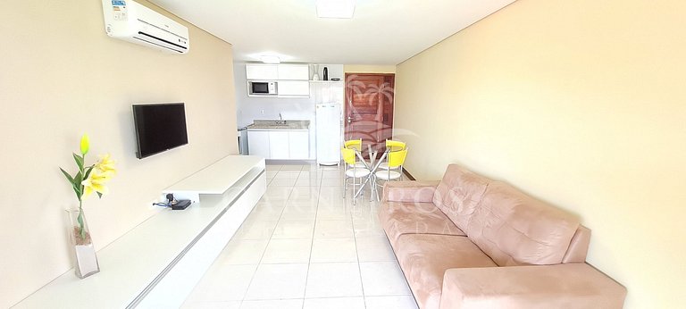 Flat 01 Quarto 2º Andar - Club Meridional Carneiros (B4-3PS)