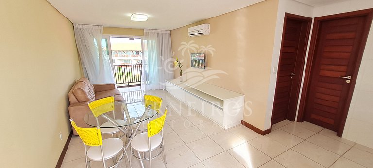 Flat 01 Quarto 2º Andar - Club Meridional Carneiros (B4-3PS)