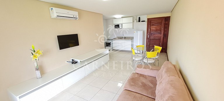 Flat 01 Quarto 2º Andar - Club Meridional Carneiros (B4-3PS)