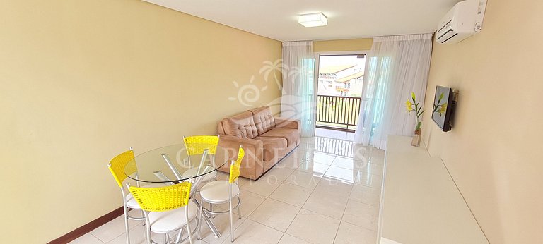 Flat 01 Quarto 2º Andar - Club Meridional Carneiros (B4-3PS)