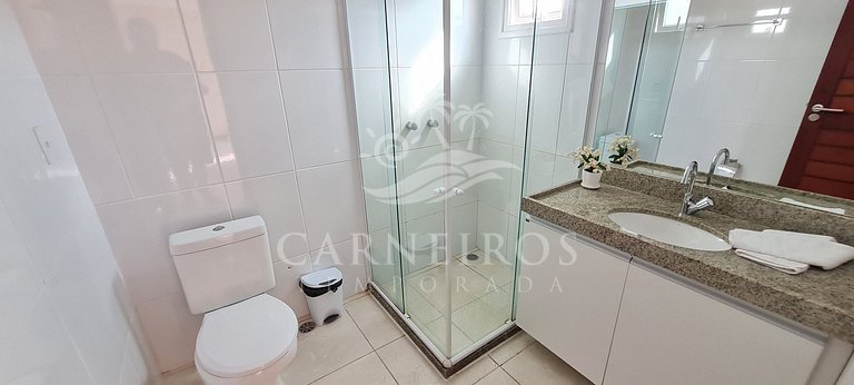Flat 01 Quarto 2º Andar - Club Meridional Carneiros (B4-3PS)