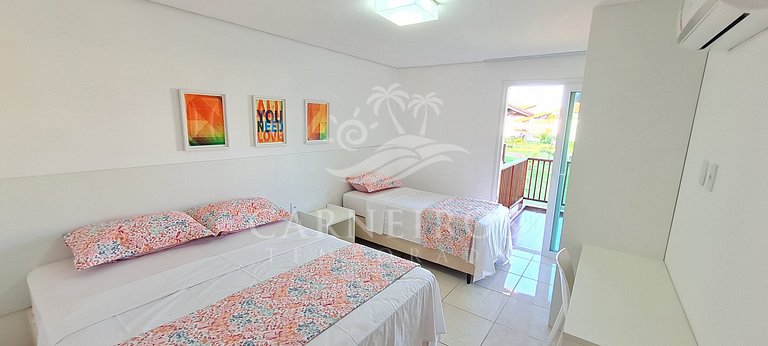 Flat 01 Quarto 1º Andar- Club Meridional Carneiros (B4-1PP)