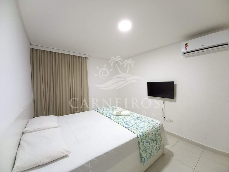 Flat 01 quarto na Praia dos Carneiros - Tamandaré (C17-5)