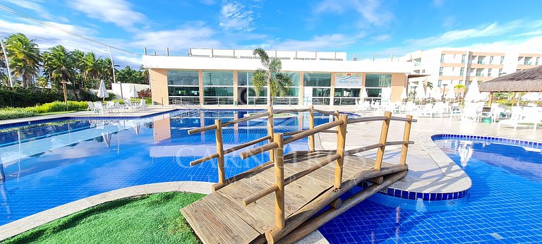 Flat 1 Quarto no Muro Alto Clube (MAC D20-5)
