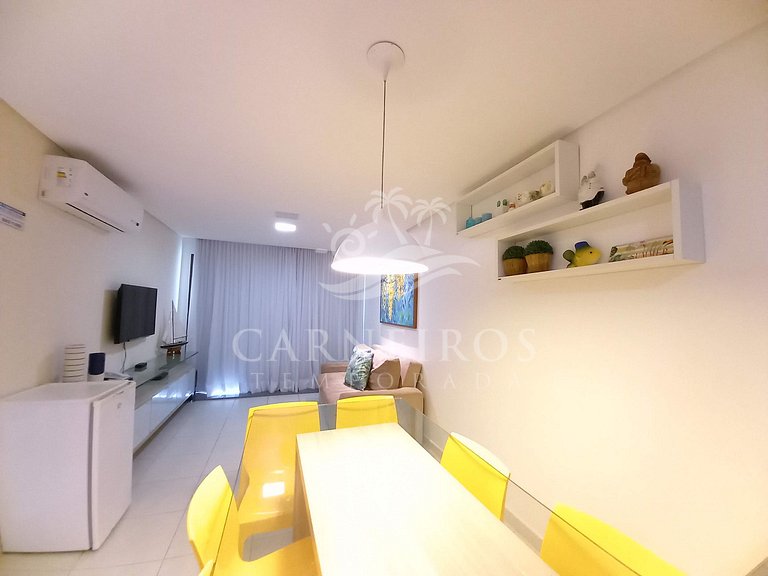 Flat 2 Quartos no Carneiros Beach Resort (C02-1)
