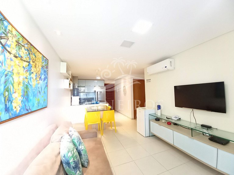 Flat 2 Quartos no Carneiros Beach Resort (C02-1)
