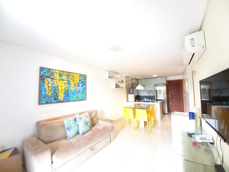 Flat 2 Quartos no Carneiros Beach Resort (C02-1)