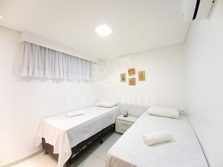 Flat 2 Quartos no Carneiros Beach Resort (C02-1)
