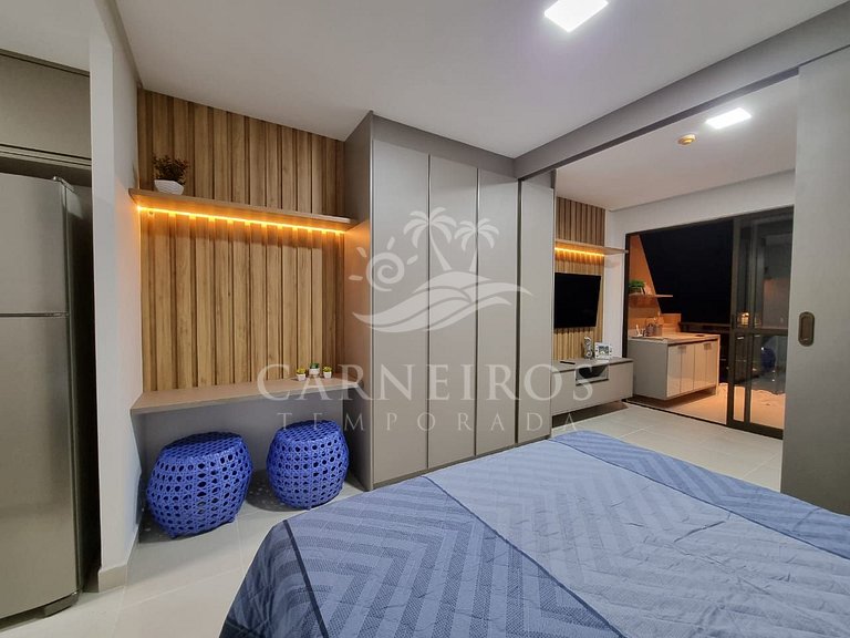 Flat 1 Quarto - Eco Resort Praia dos Carneiros (B05-3)