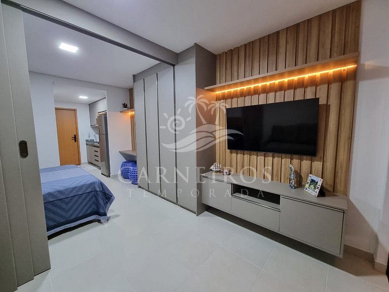 Flat 1 Quarto - Eco Resort Praia dos Carneiros (B05-3)