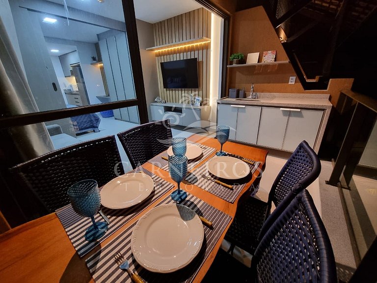 Flat 1 Quarto - Eco Resort Praia dos Carneiros (B05-3)