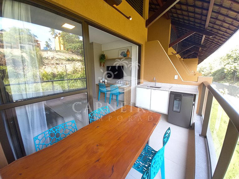 Flat 01 Quarto - Eco Resort Praia dos Carneiros (B19-3)